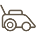 Maintenance Icon with lawn mower